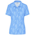 Ladies Slazenger Monterey Golf Shirt - Light Blue