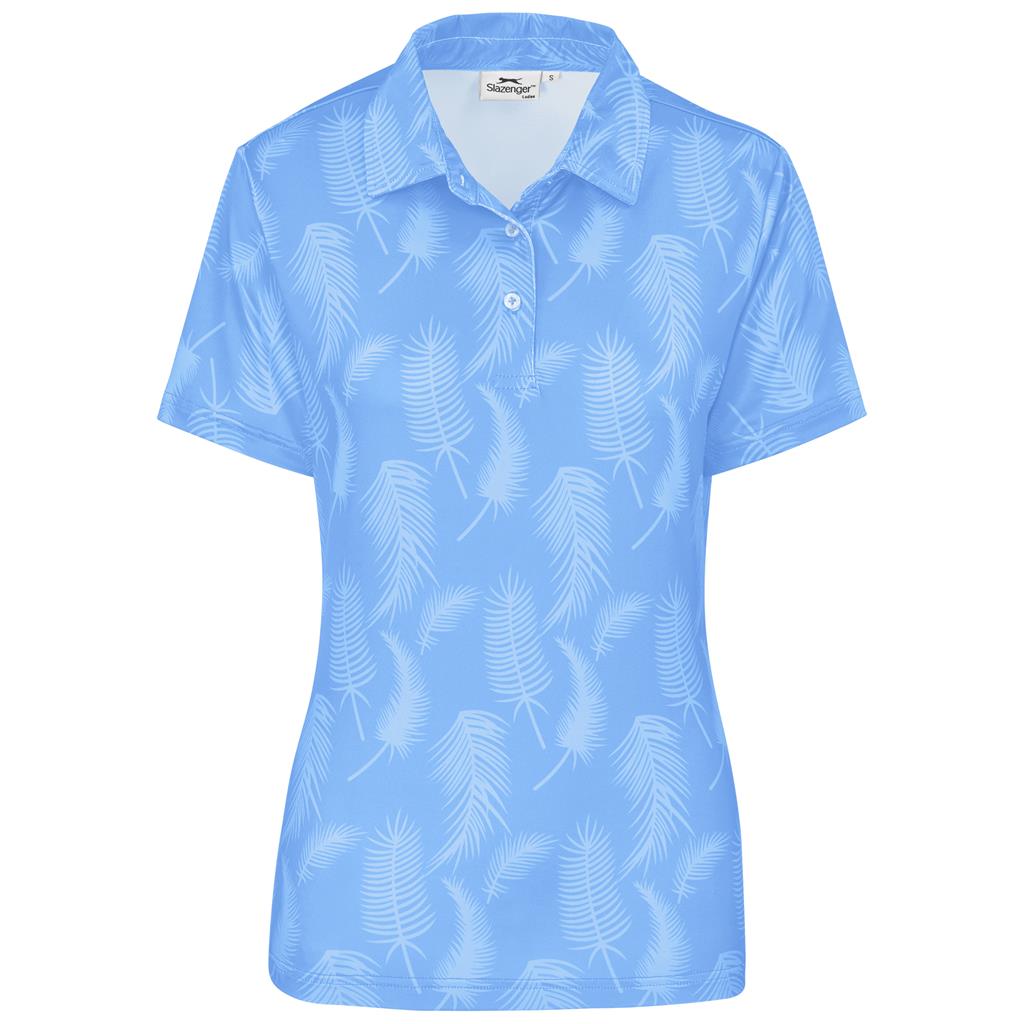 Ladies Slazenger Monterey Golf Shirt - Light Blue