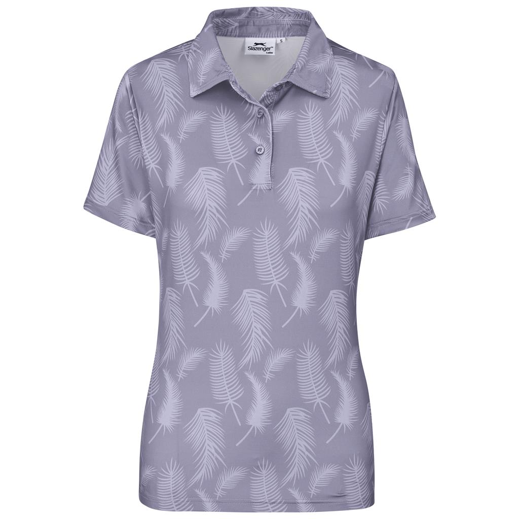Ladies Slazenger Monterey Golf Shirt - Light Grey