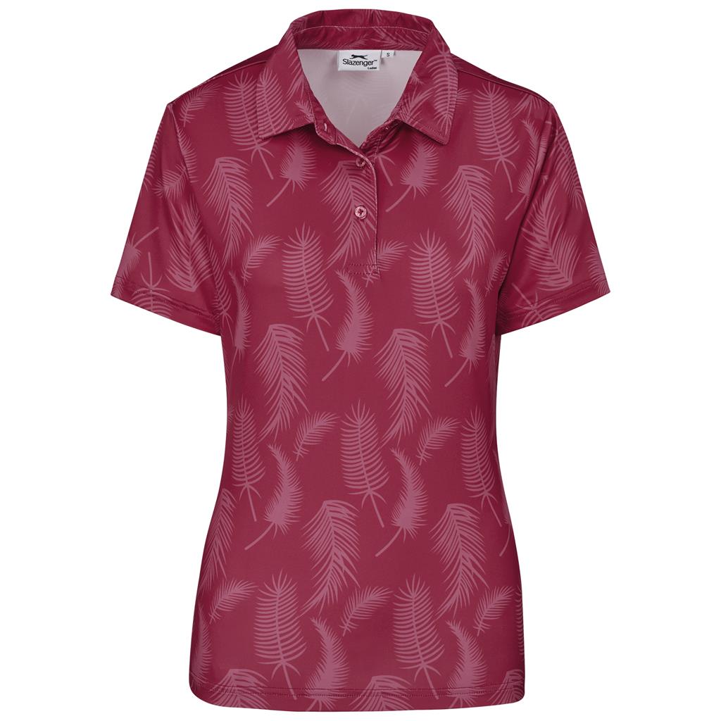 Ladies Slazenger Monterey Golf Shirt - Red