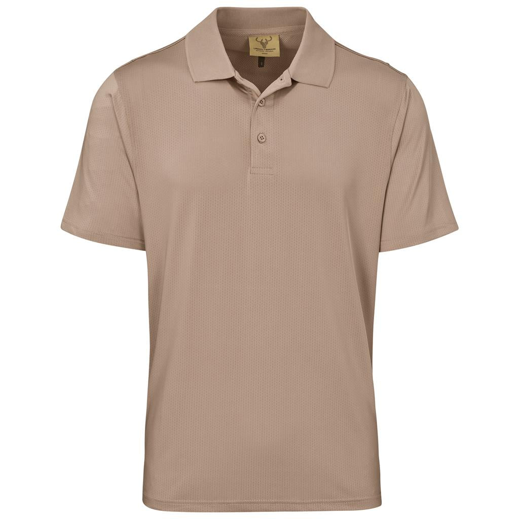 Mens Letaba Golf Shirt - Stone