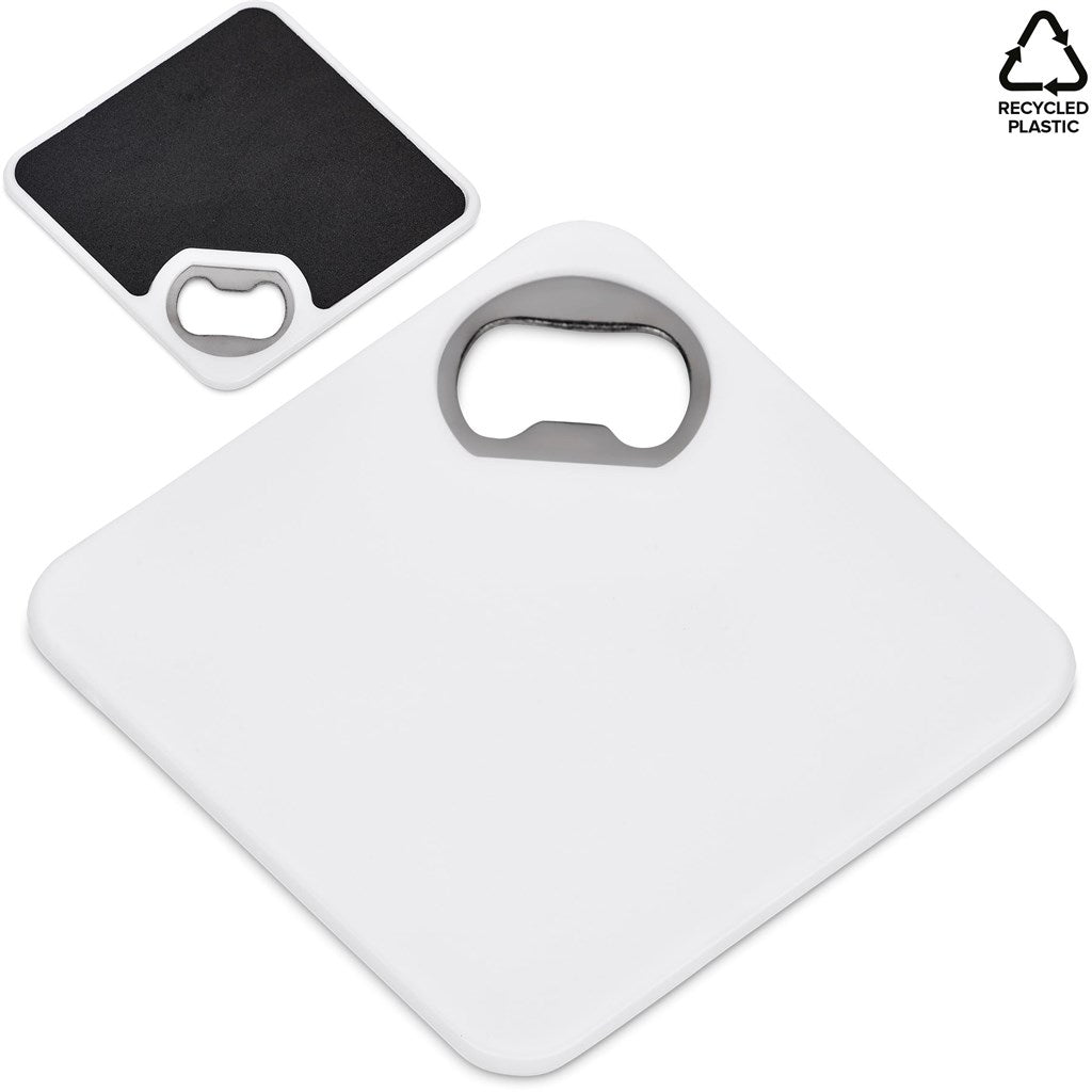 Altitude Sela Recycled Plastic Bottle Opener Coaster