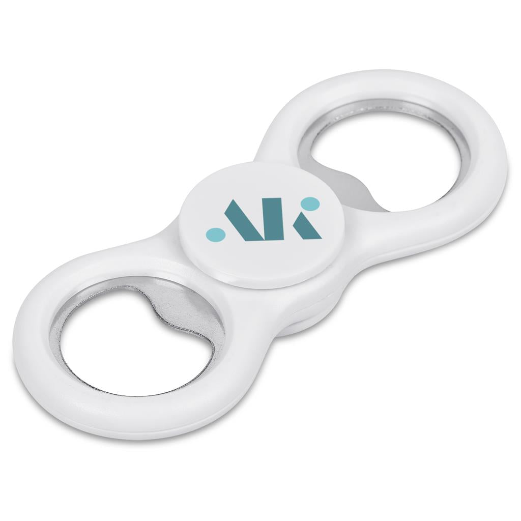 Altitude Whirly Spinner Bottle Opener - Solid White