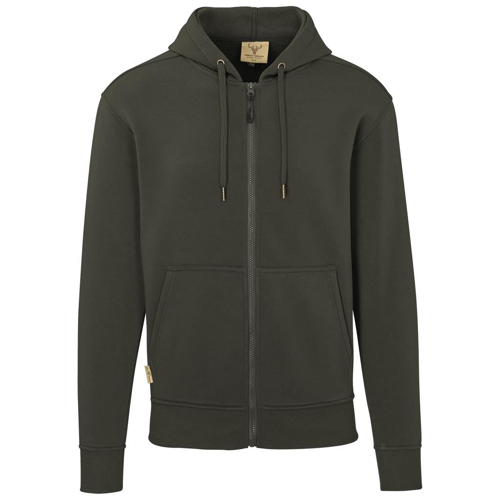 Mens Rift Hooded Sweater - Olive