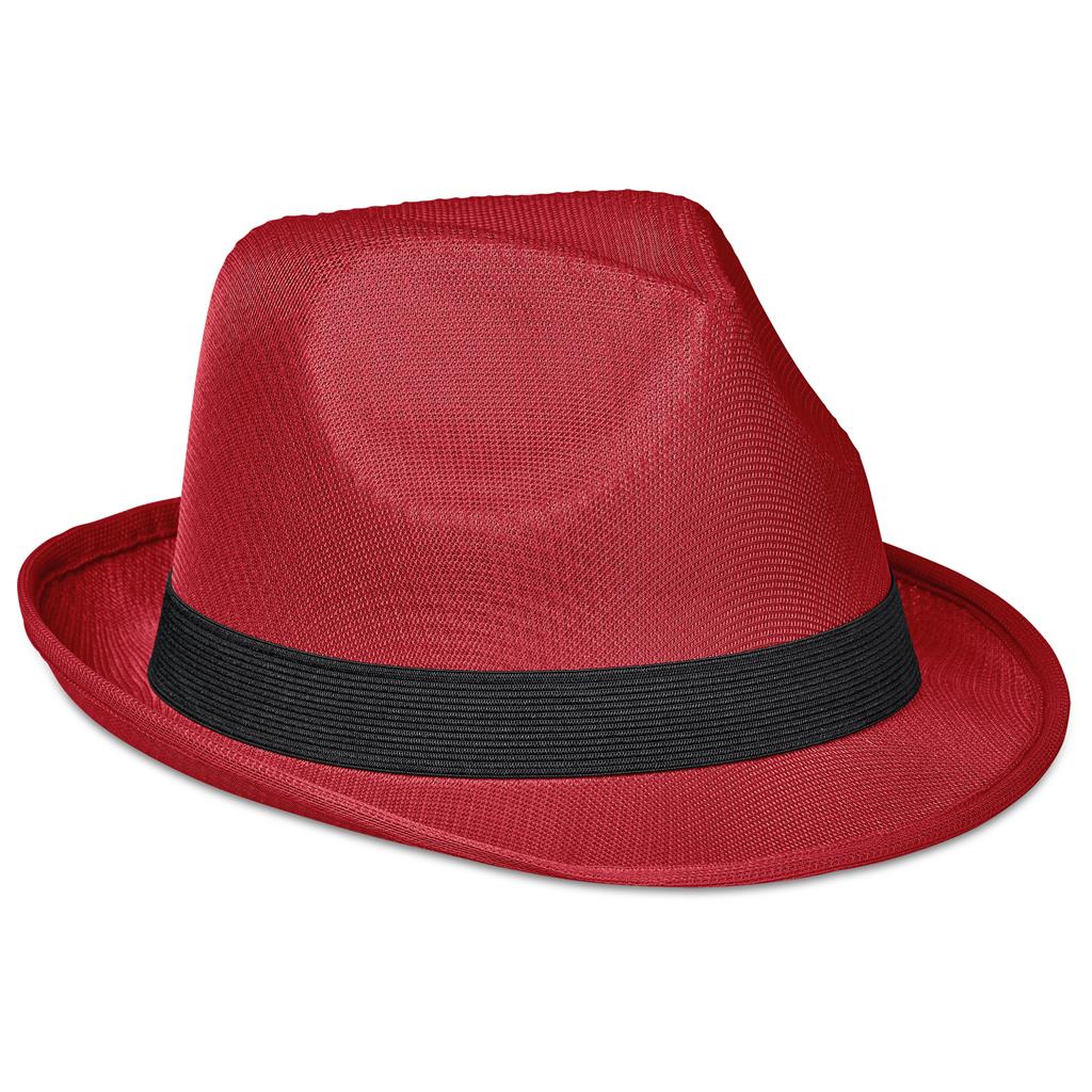 Jackson Fedora Hat - Red