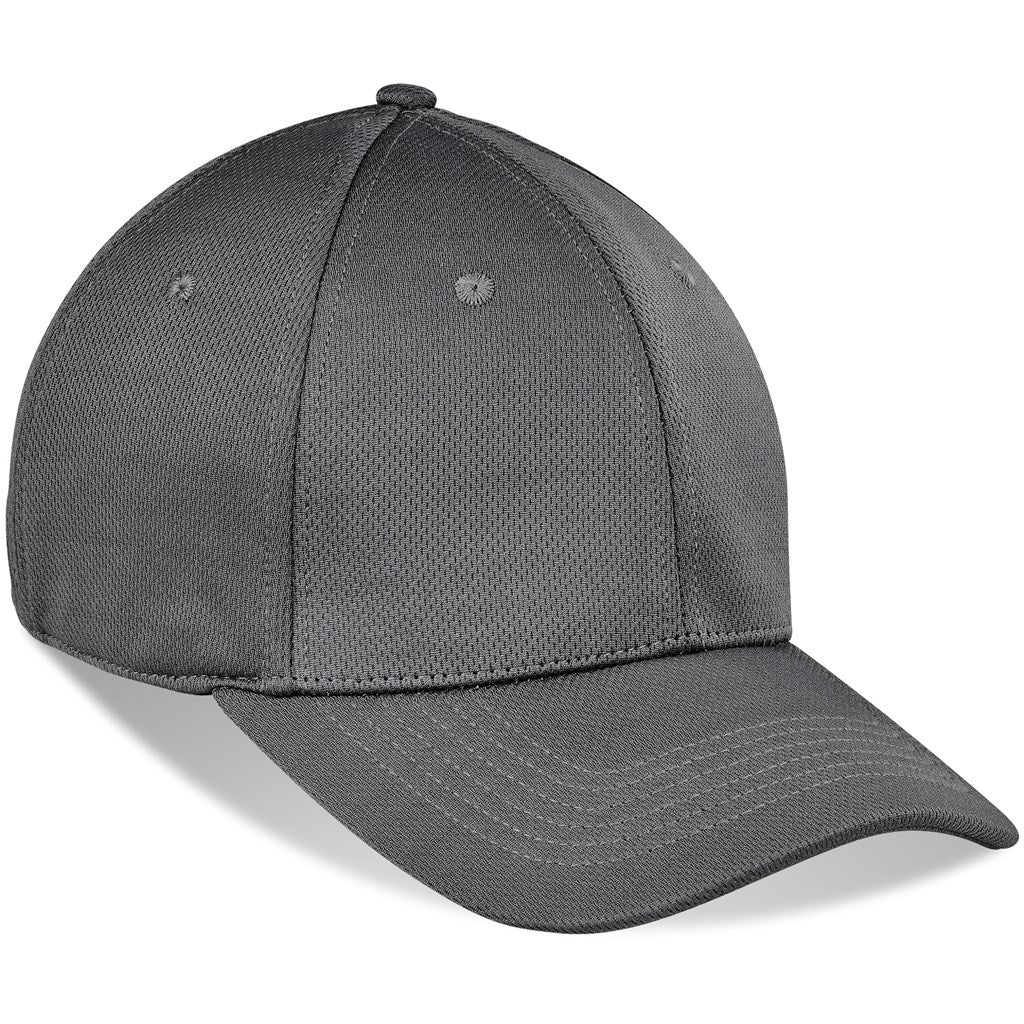 Ace Fitted Cap - 6 Panel - Grey