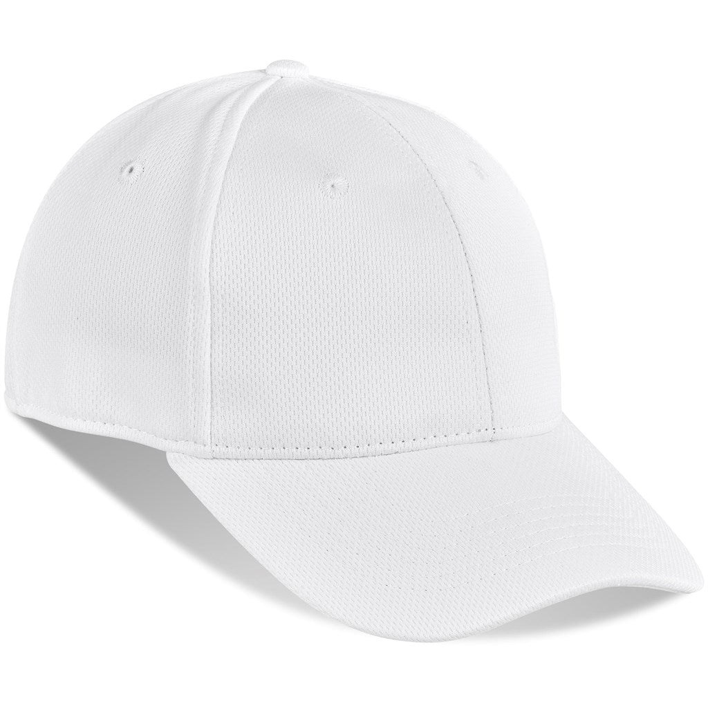 Ace Fitted Cap - 6 Panel - White