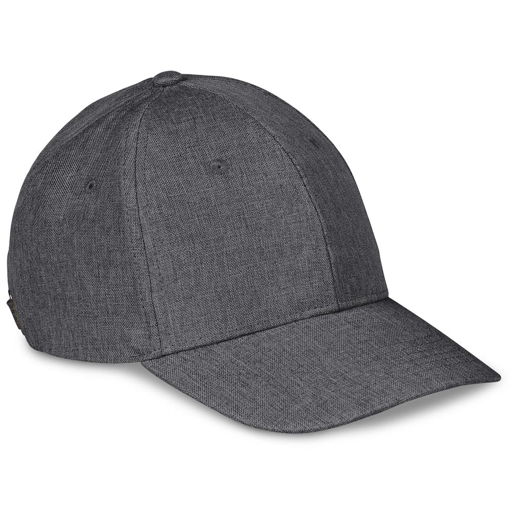 Austin Linen Cap - 6 Panel - Dark Grey