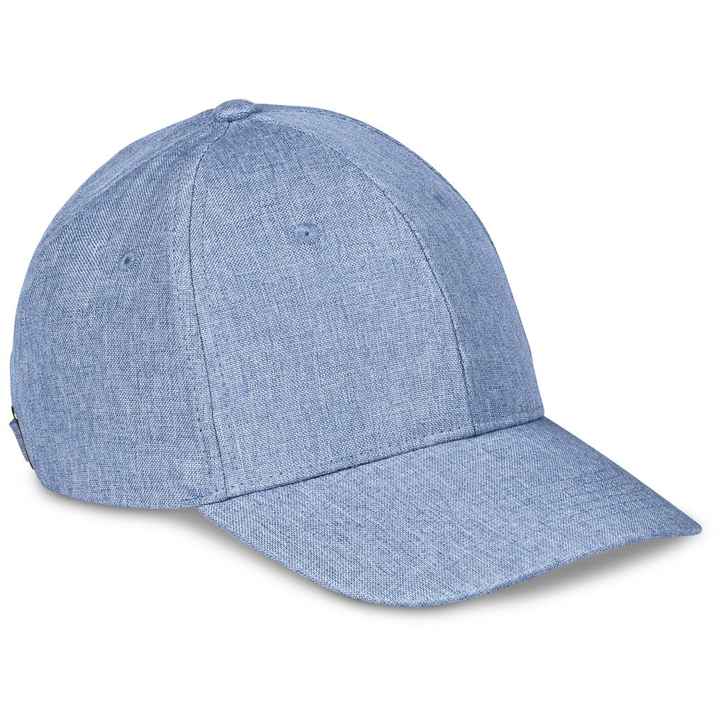 Austin Linen Cap - 6 Panel - Light Blue