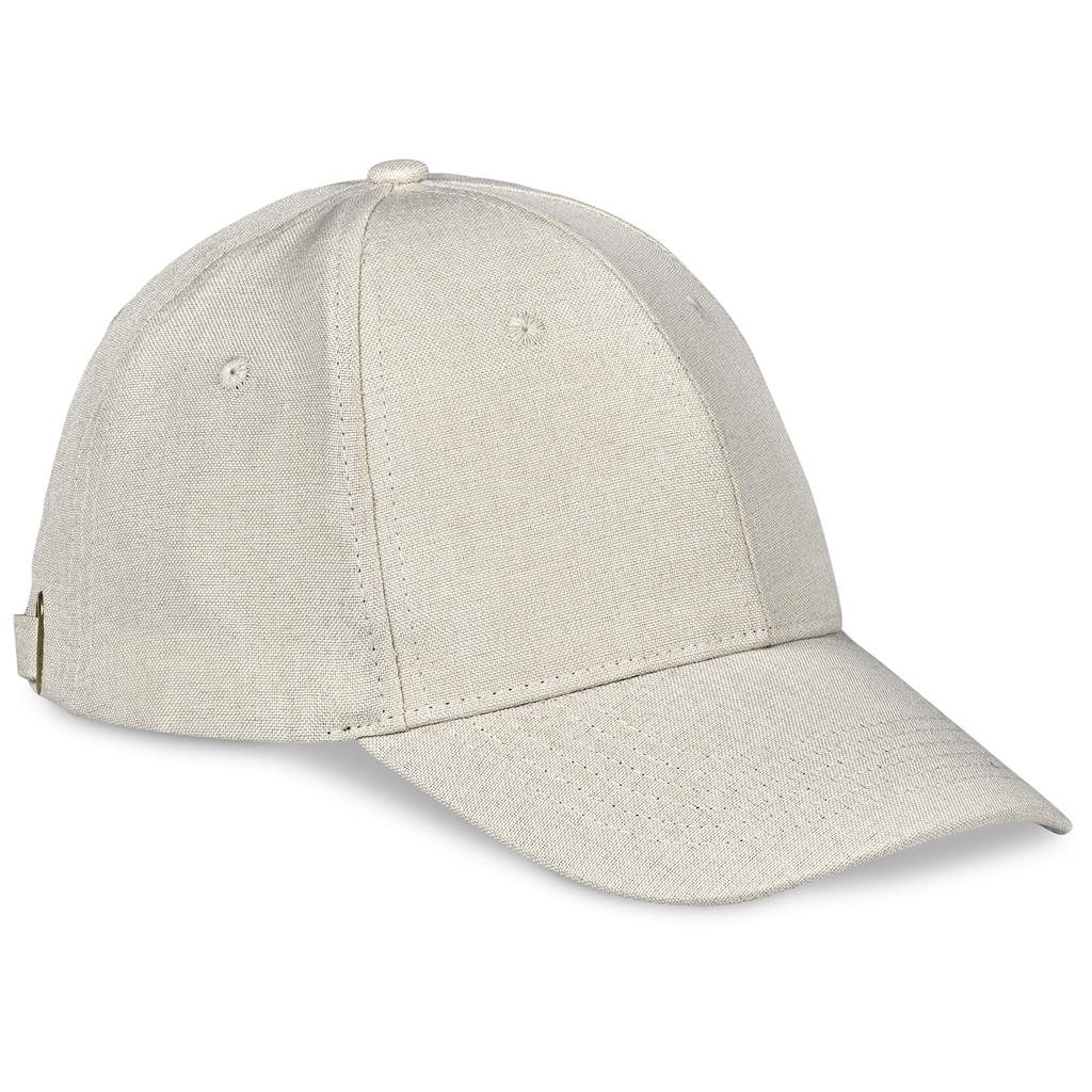 Austin Linen Cap - 6 Panel - Stone