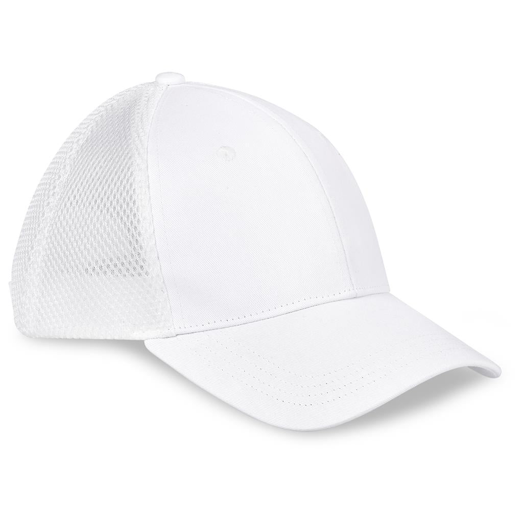 Boost Premium Trucker Cap - 6 Panel - White