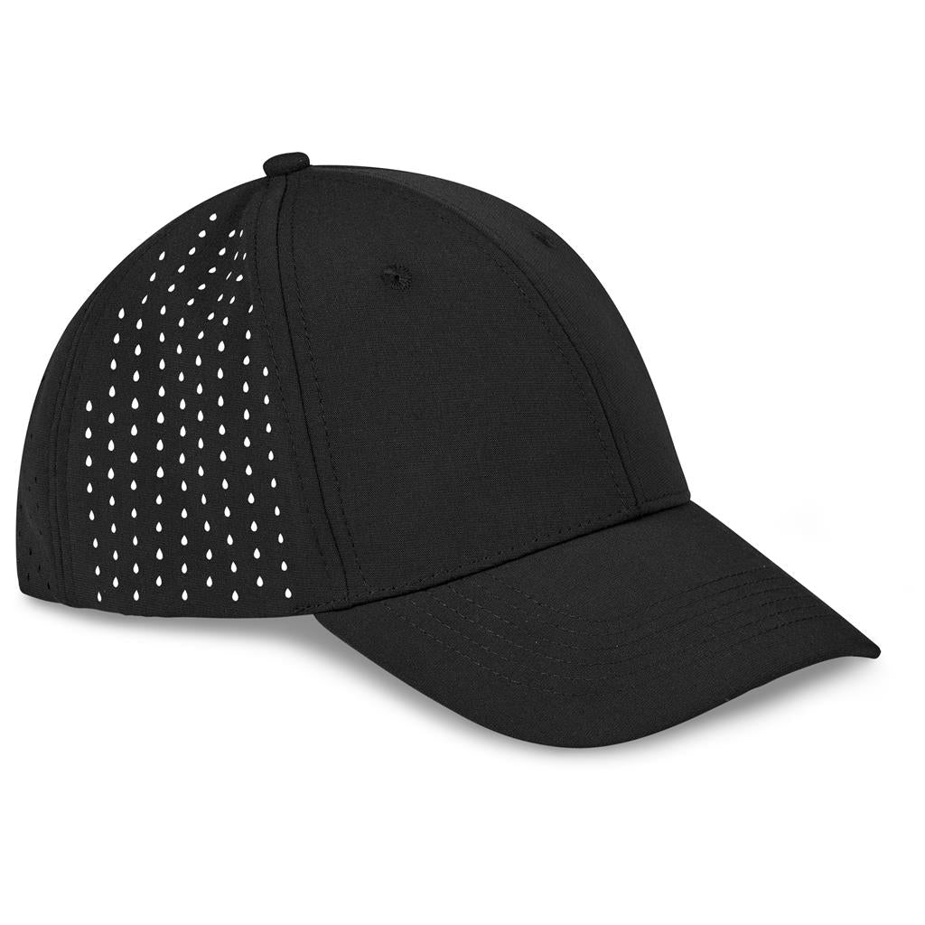 Fusion Laser Cap - 6 Panel - Black