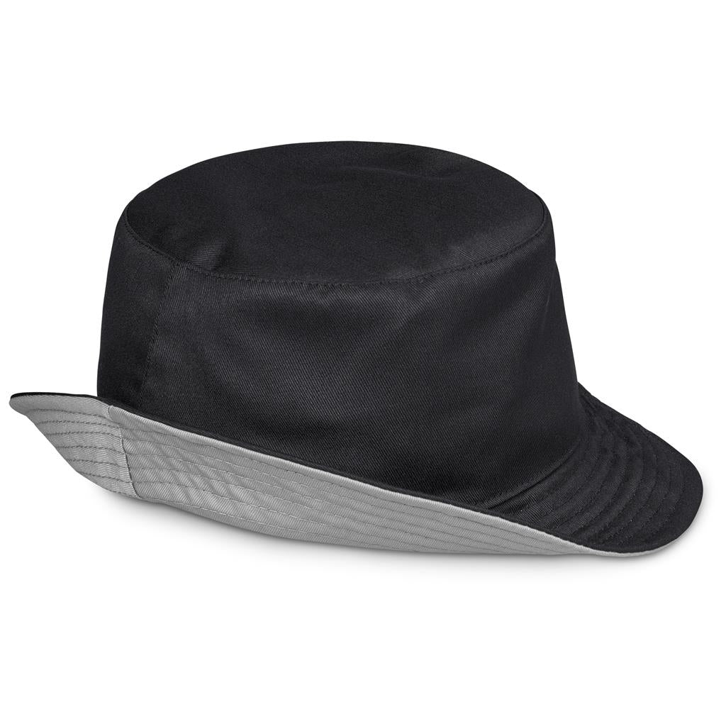 Urban Reversible Bucket Hat - Black Grey