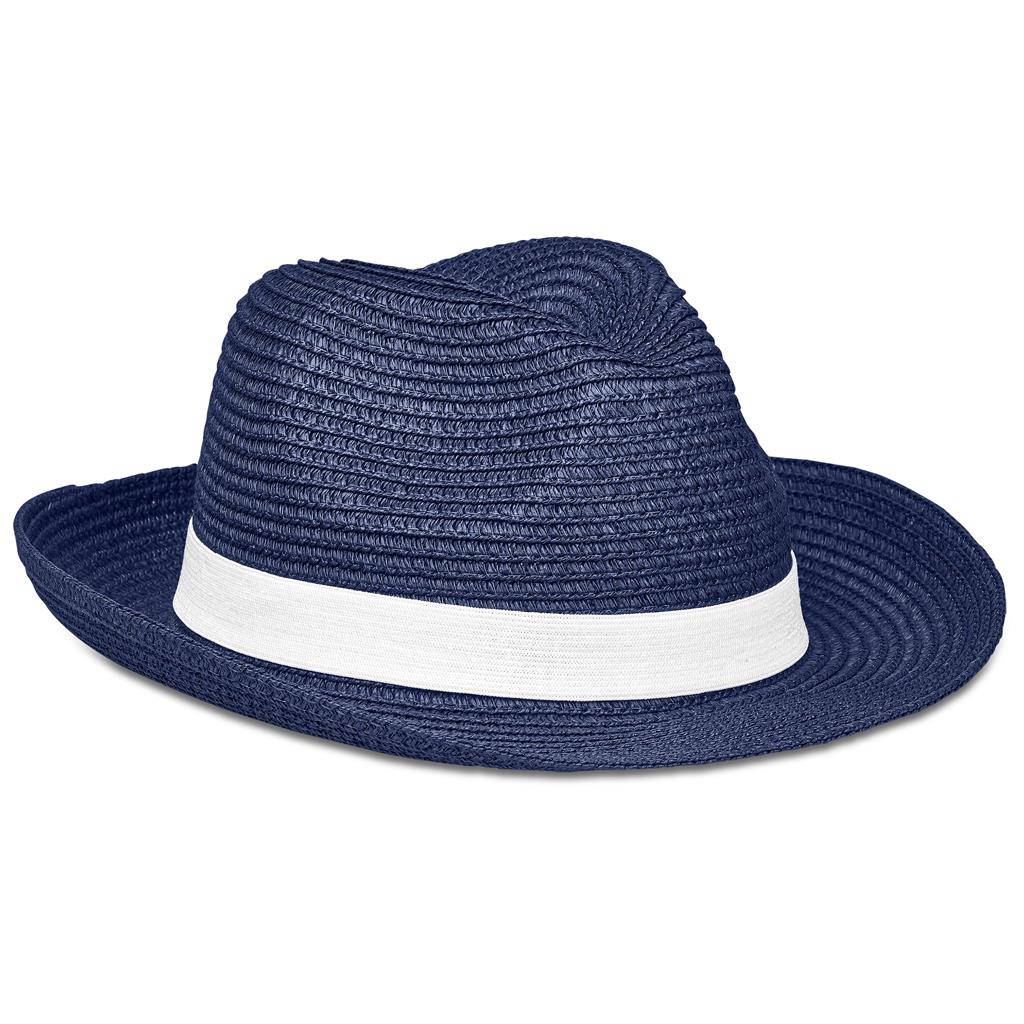 Bruno Fedora Hat - Navy