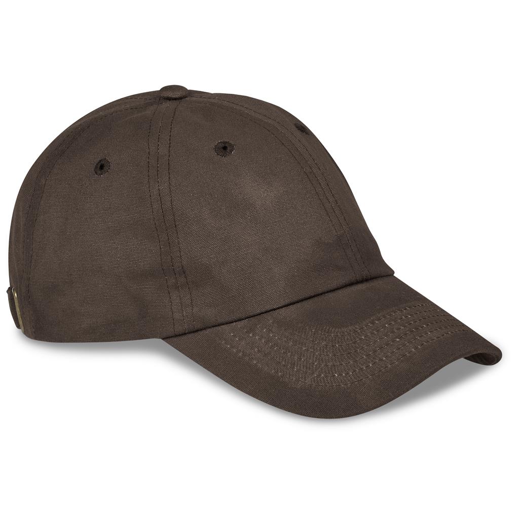 Sondela 6 Panel Oilskin cap - Brown