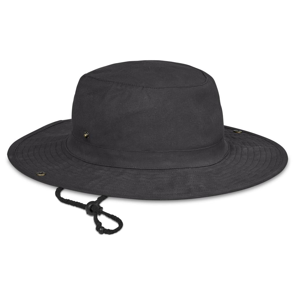 Somabula Oilskin Hat - Charcoal