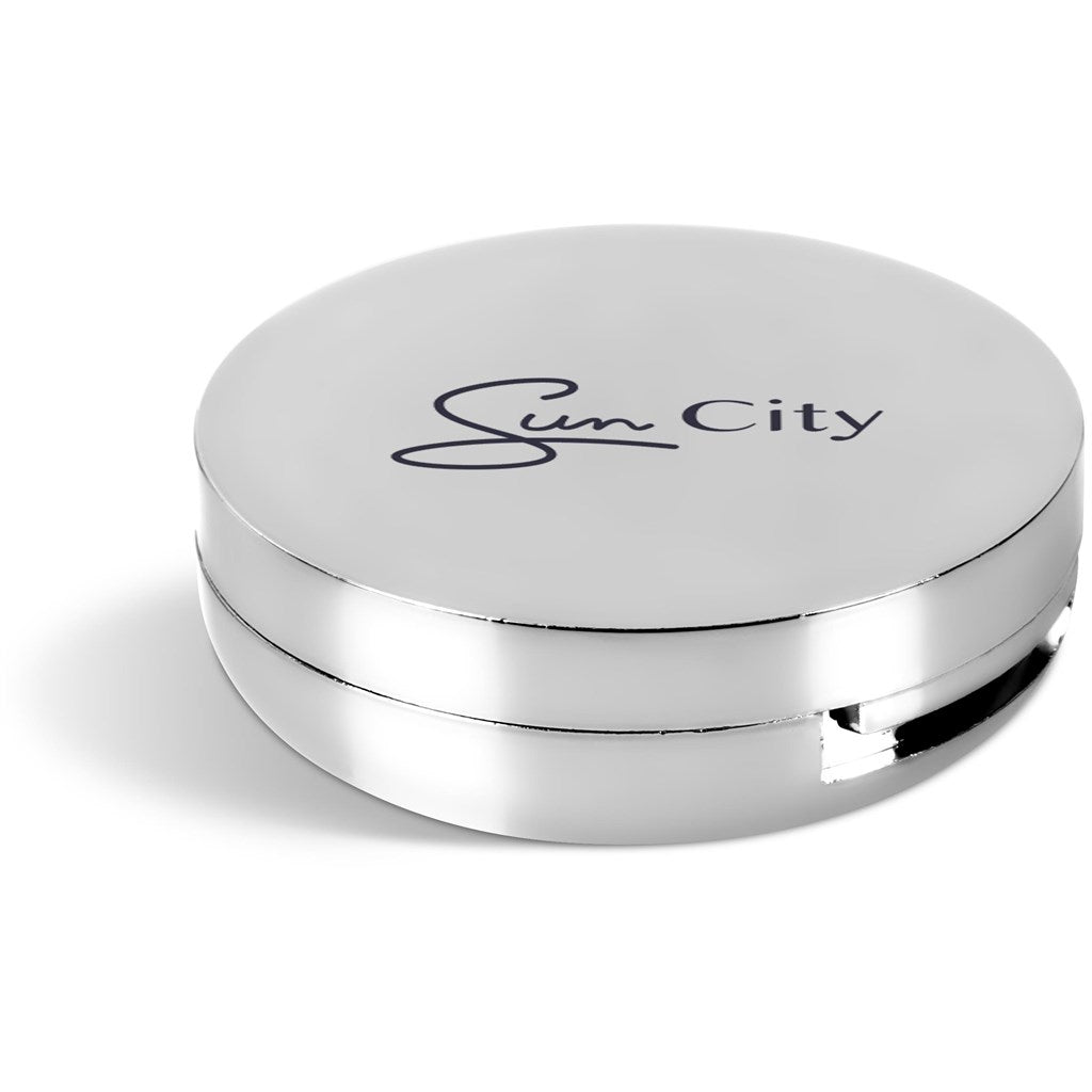 Altitude Glamourette Mirror & Lip Balm - Silver