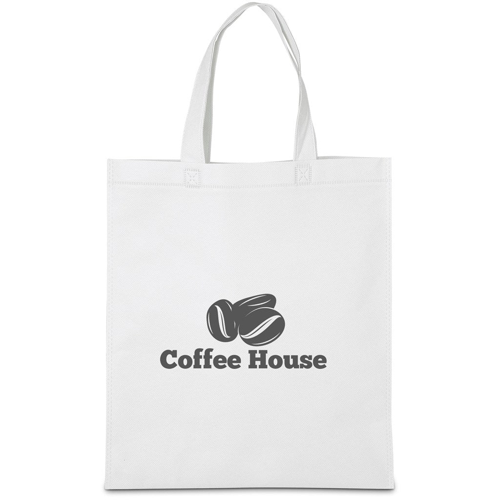 Altitude Budget Non-Woven Shopper - Solid White