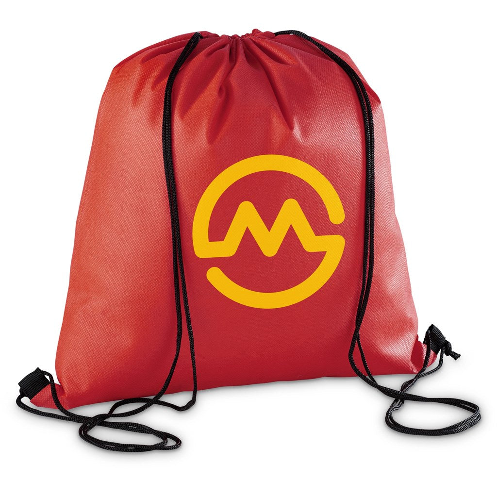 Altitude Whitefield Non-Woven Drawstring Bag - Red