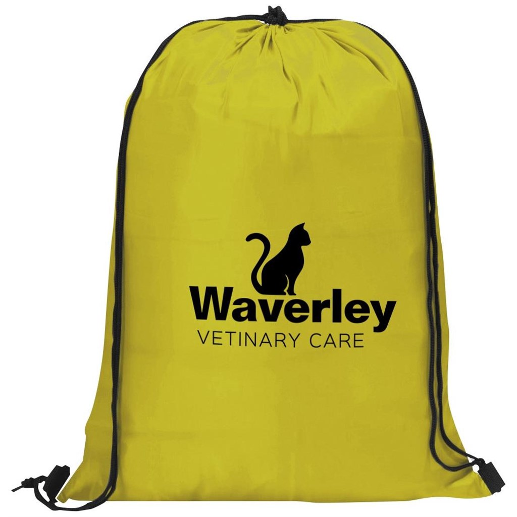 Altitude Daily 190T Drawstring Bag - Yellow