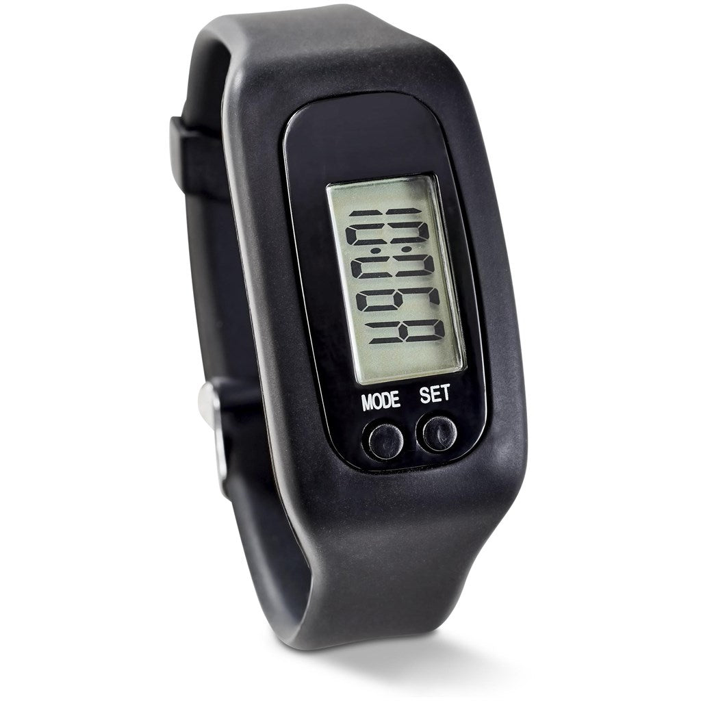 Altitude Strider Pedometer Watch - Black