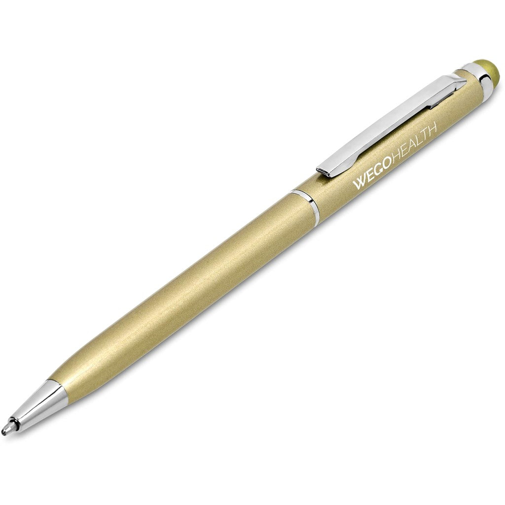 Altitude Hamptons Slim Stylus Ball Pen - Gold