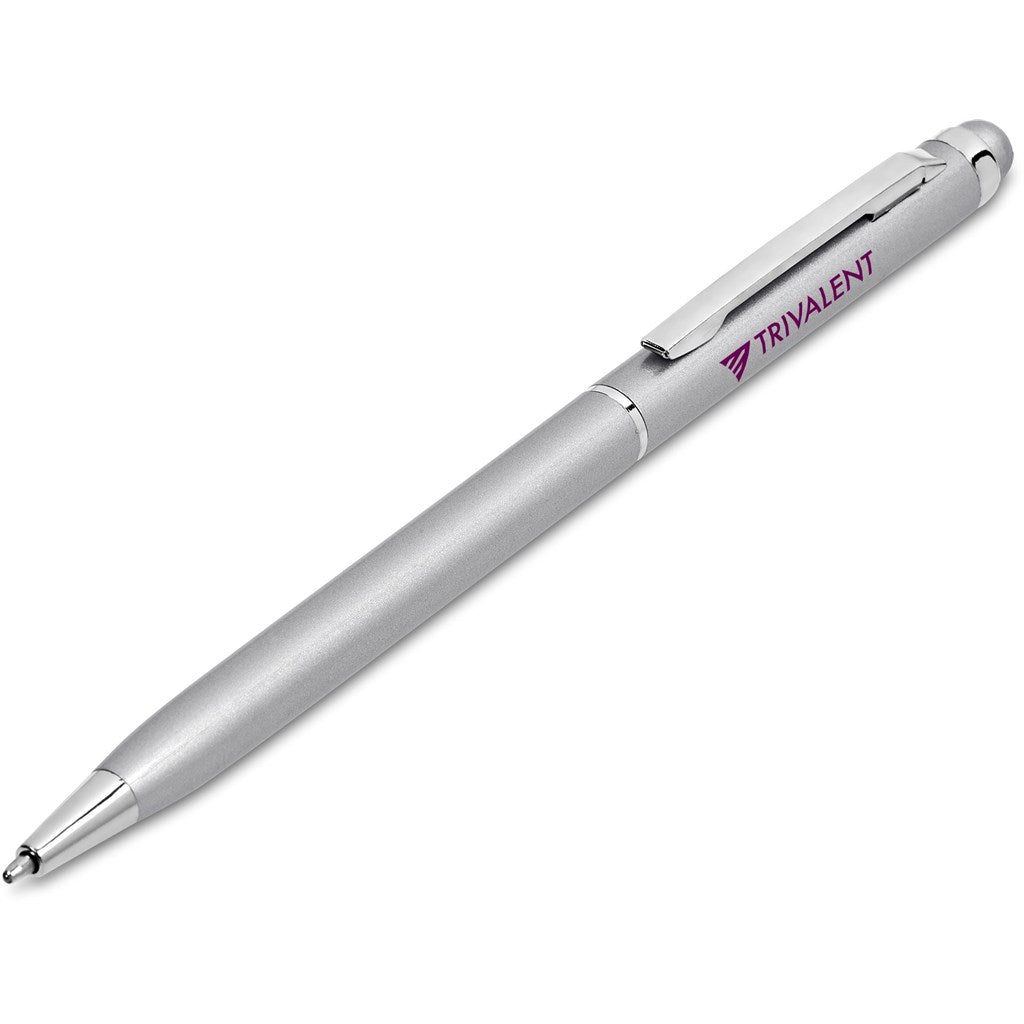 Altitude Hamptons Slim Stylus Ball Pen - Silver