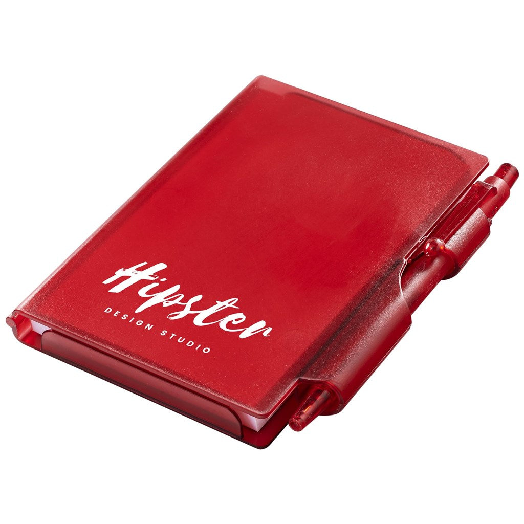 Altitude Nifty Mini Notebook & Pen - Red