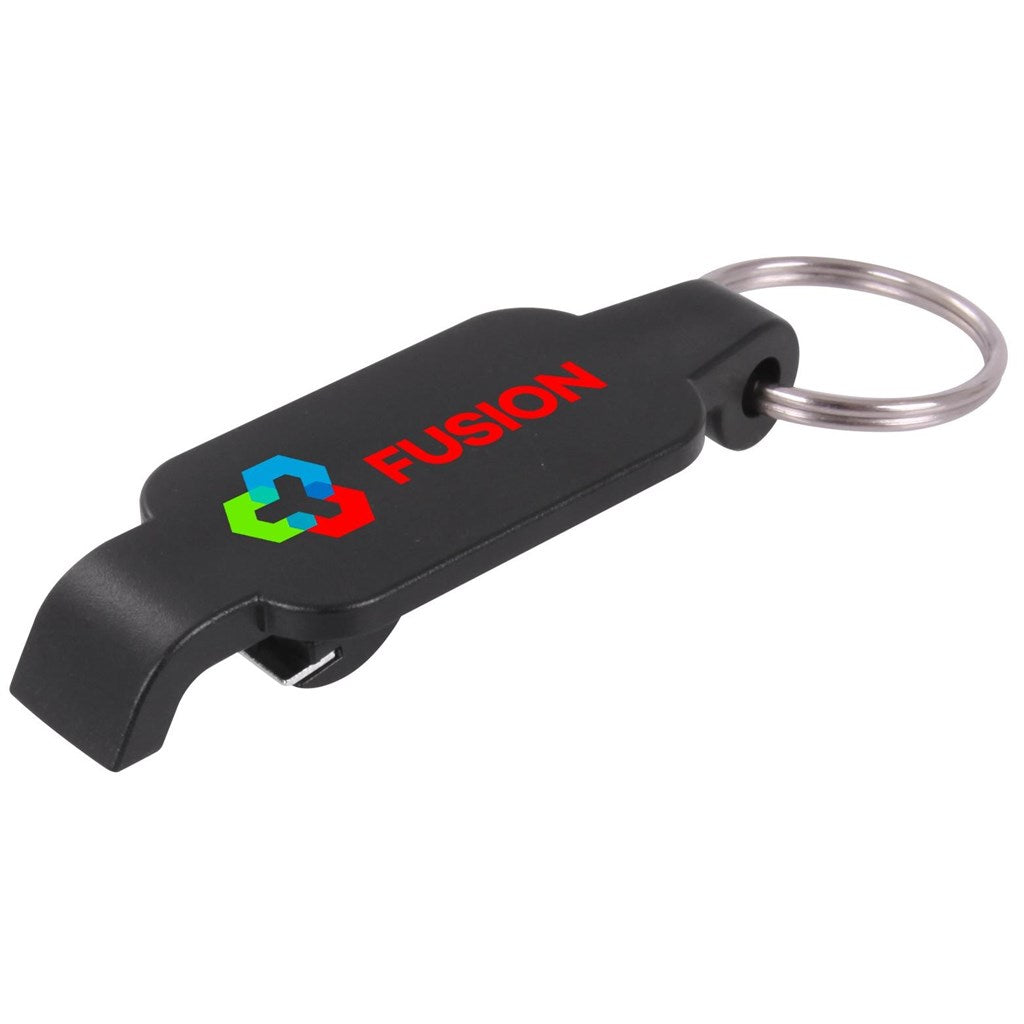 Altitude Pop Bottle Opener Keyholder - Black