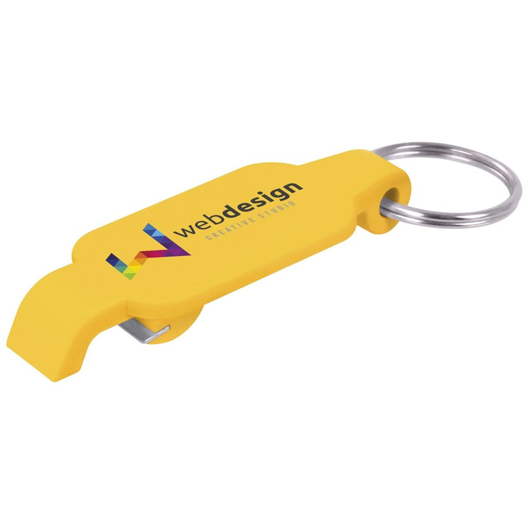 Altitude Pop Bottle Opener Keyholder - Yellow