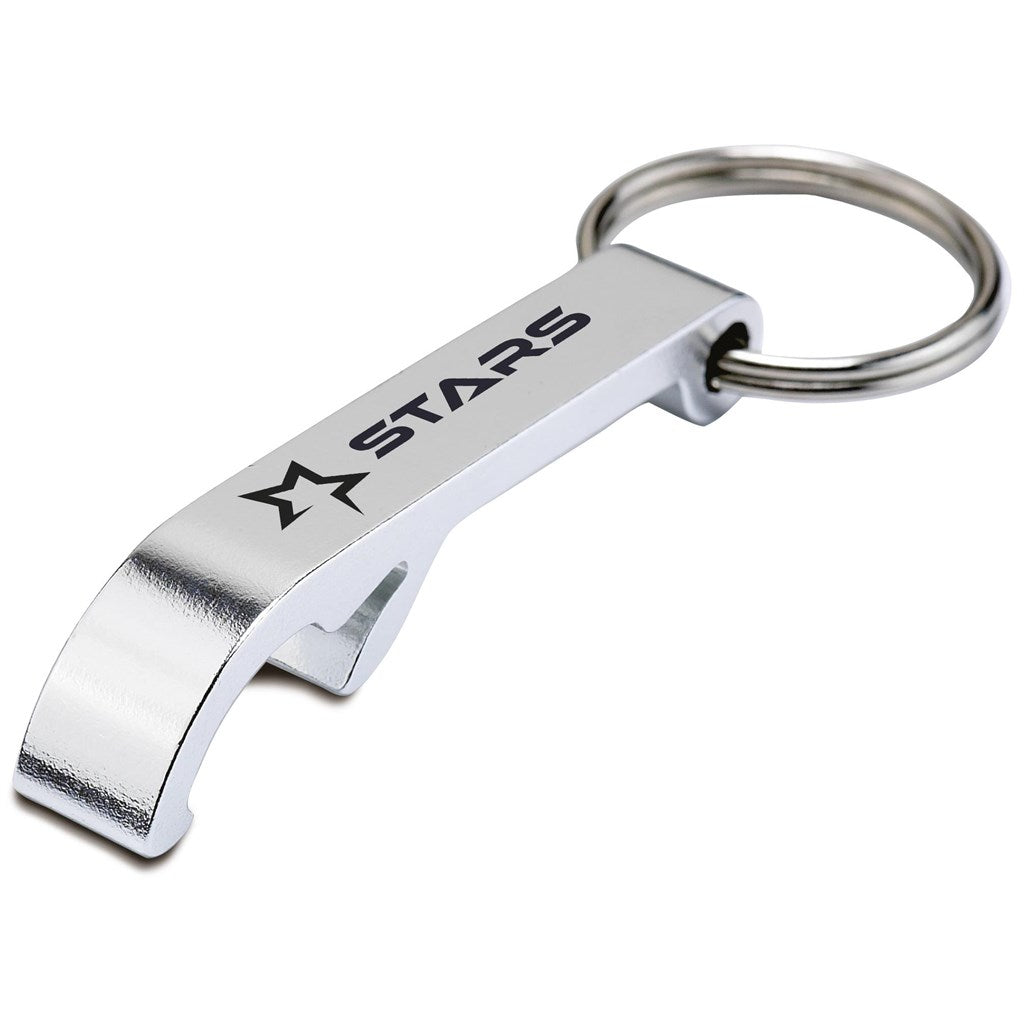 Altitude Snappy Bottle Opener Keyholder - Silver