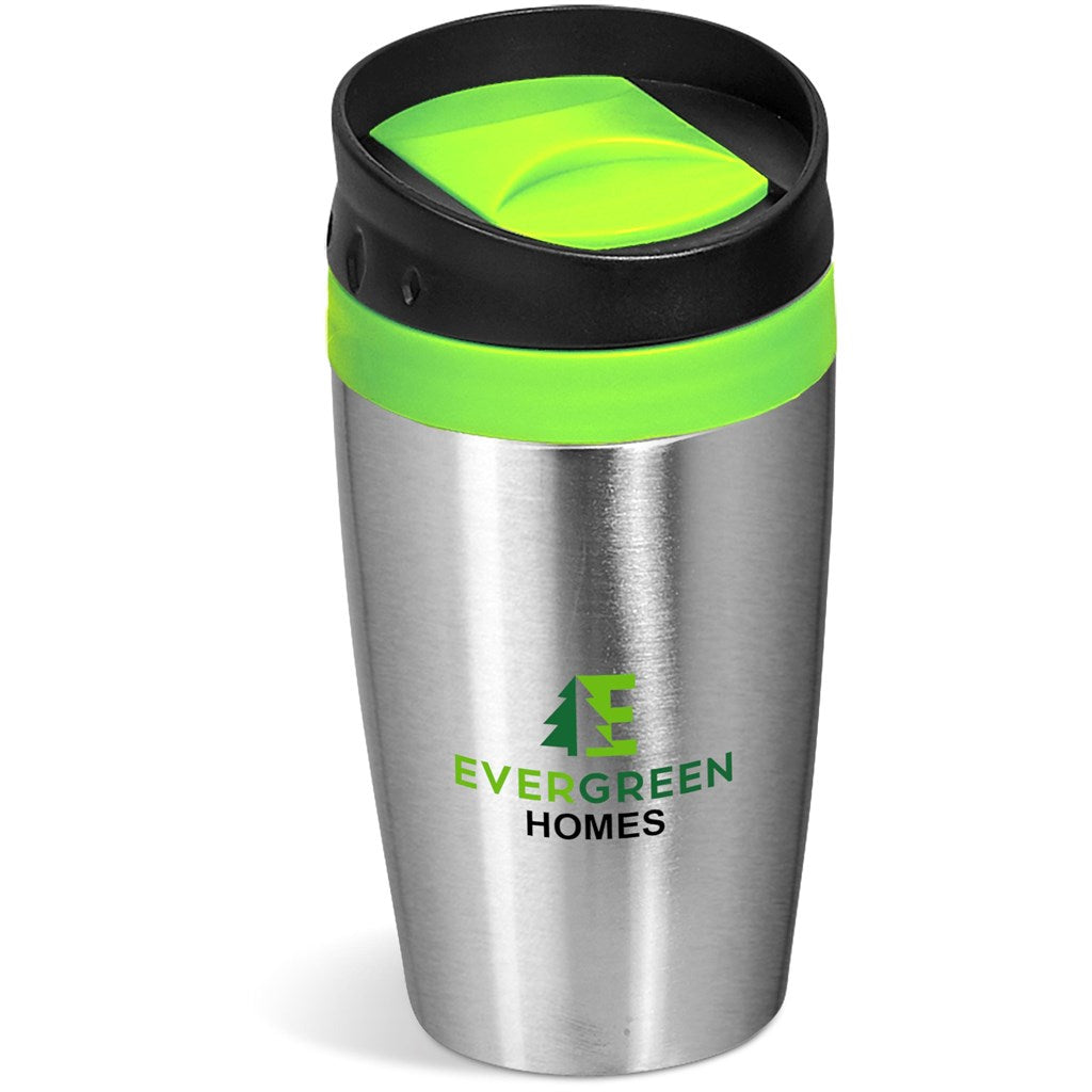 Altitude Vienna Stainless Steel & Plastic Double-Wall Tumbler - 300ml - Lime