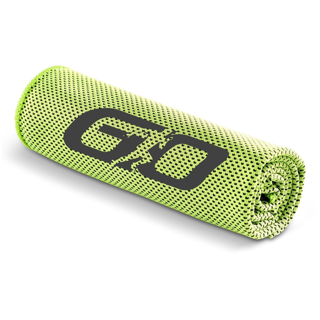 Altitude Chill Cooling Sports Towel - Lime