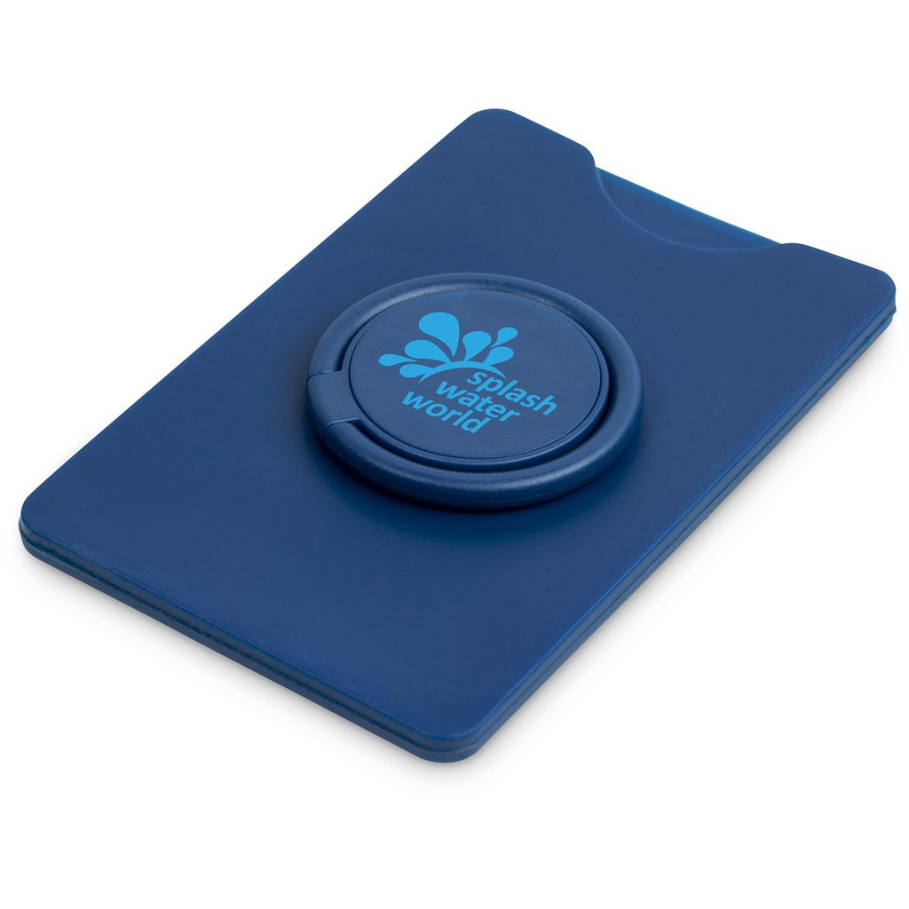 Altitude Axial Phone Card Holder, Ring Grip & Phone Stand - Navy