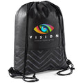 Altitude Waverly Non-Woven Drawstring Bag - Black