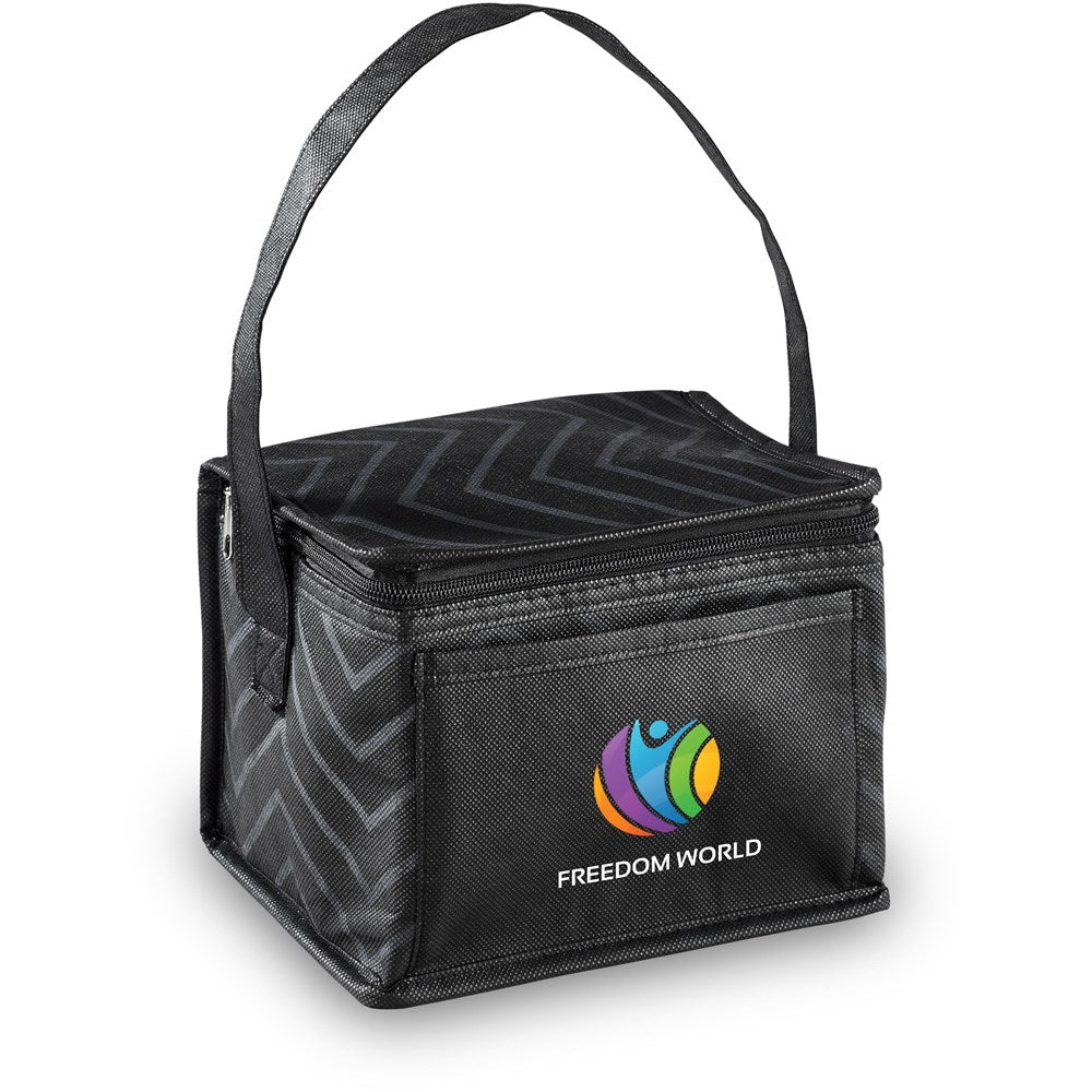 Altitude Waverly Non-Woven 6-Can Cooler - Black