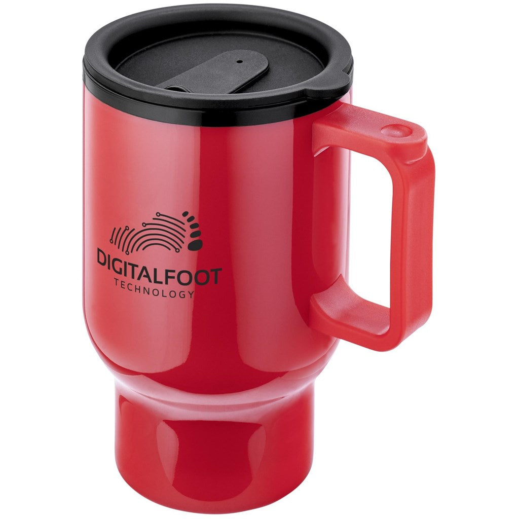 Altitude Whimsy Plastic Double-Wall Mug - 430ml - Red