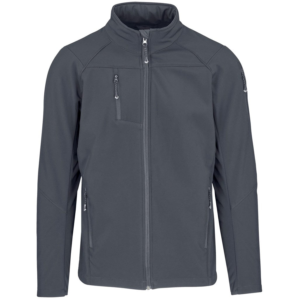 Mens Alex Varga Elysium Softshell Jacket - Charcoal