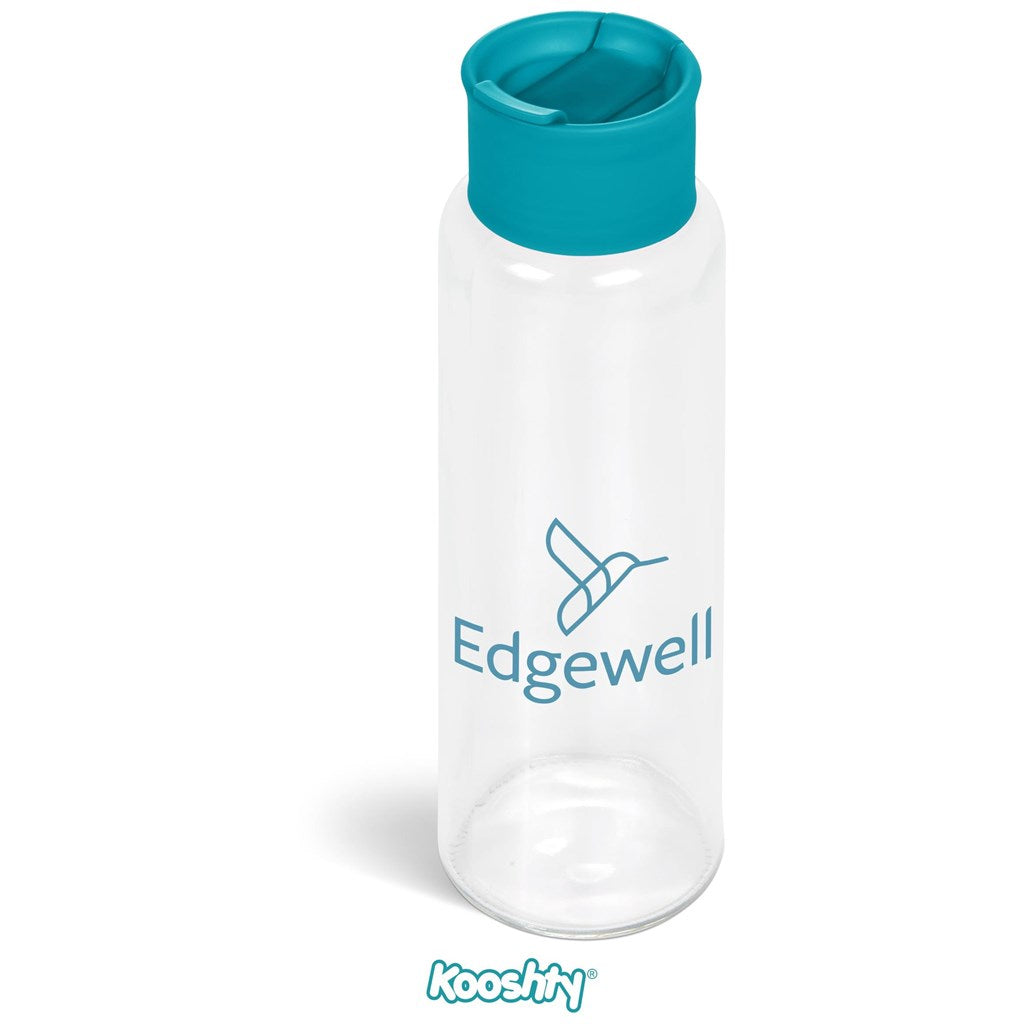 Kooshty Boost Glass Water Bottle - 700ml - Turquoise