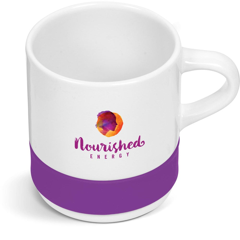 Kooshty Kaleido Sublimation Ceramic Mug - 320ML - Purple