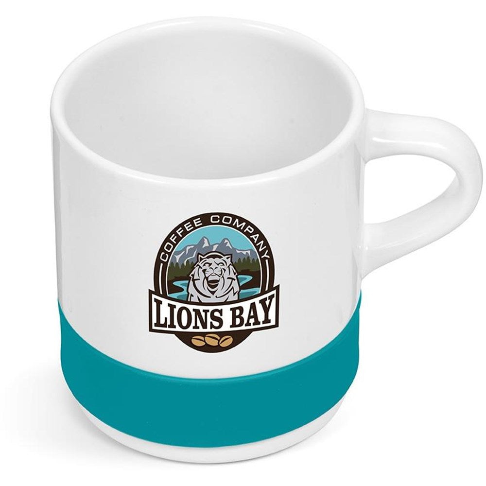 Kooshty Kaleido Sublimation Ceramic Mug - 320ML - Turquoise