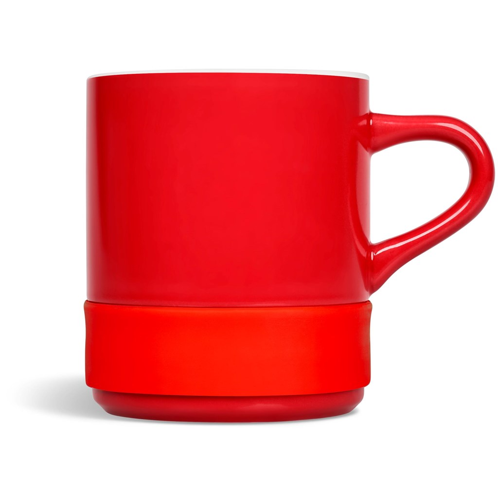 Kooshty Mixalot Ceramic Coffee Mug - 320ml - Red