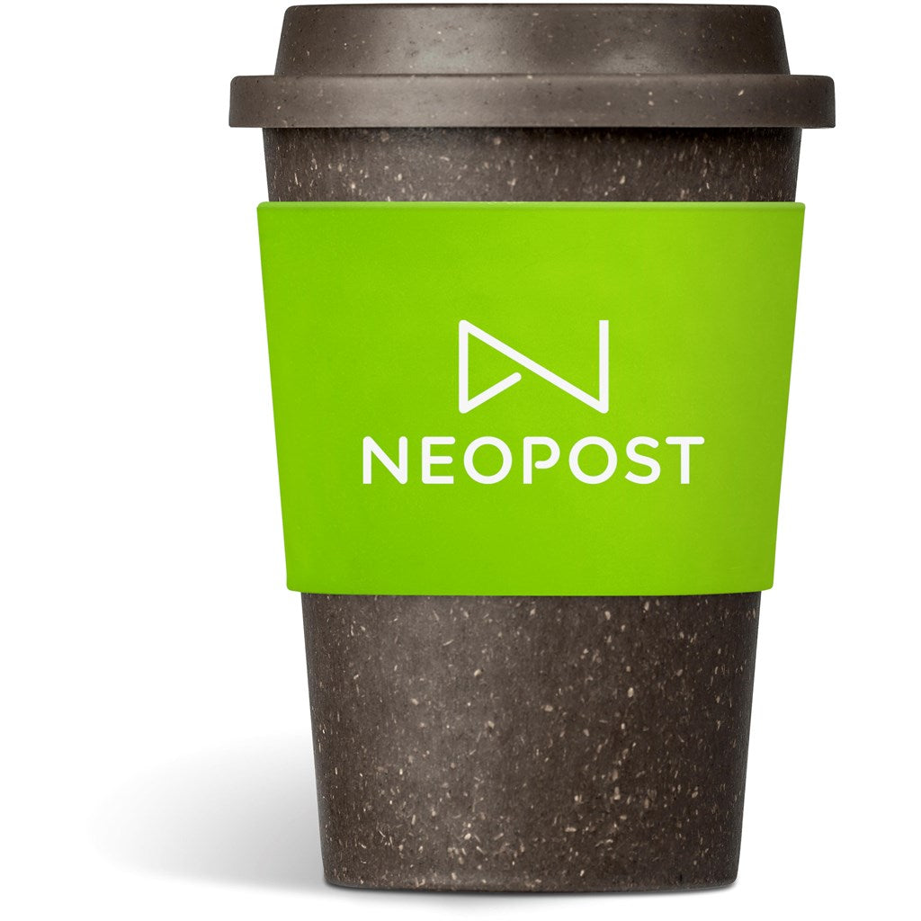 Kooshty Brown Bean Plastic Double-Wall Tumbler – 400ml - Lime