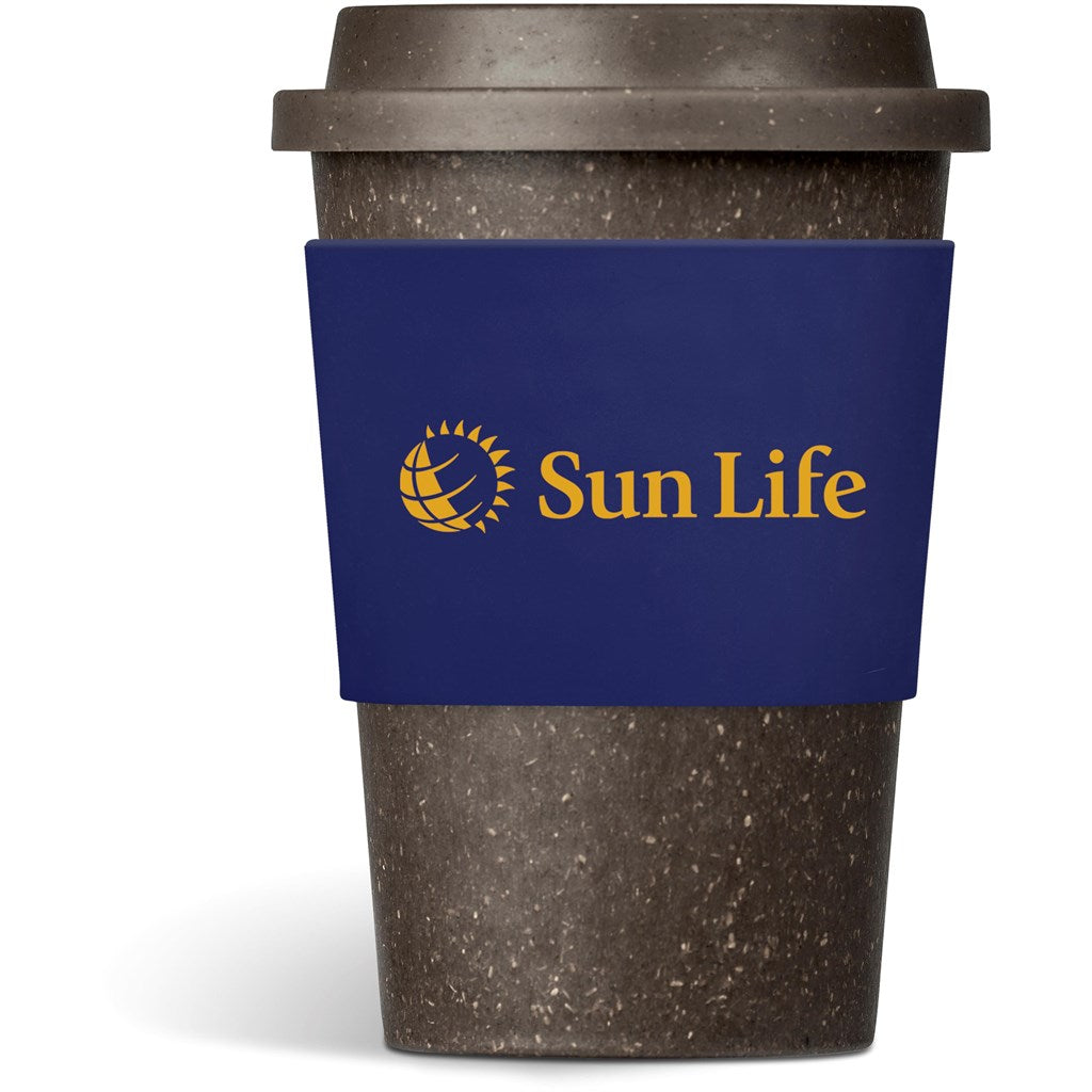 Kooshty Brown Bean Plastic Double-Wall Tumbler – 400ml - Navy