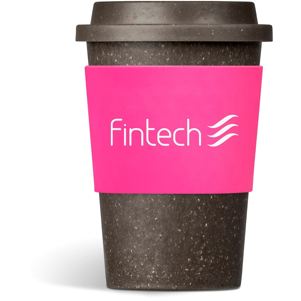 Kooshty Brown Bean Plastic Double-Wall Tumbler – 400ml - Pink