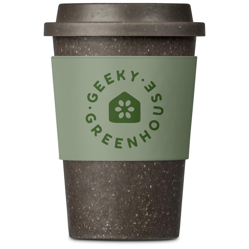 Kooshty Brown Bean Plastic Double-Wall Tumbler – 400ml - Sage