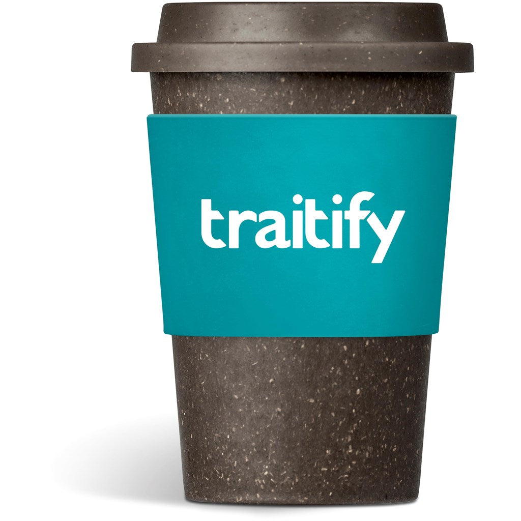 Kooshty Brown Bean Plastic Double-Wall Tumbler – 400ml - Turquoise