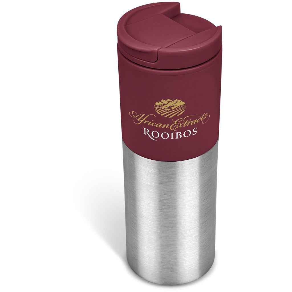 Kooshty Typhoon Stainless Steel & Plastic Double-Wall Tumbler - 450ml - Maroon