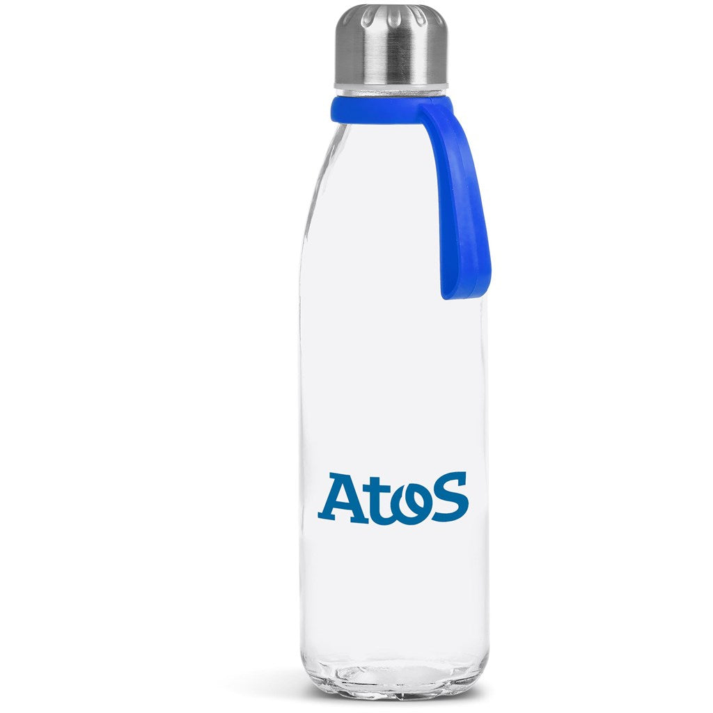 Kooshty Loopy Glass Water Bottle - 650ml - Blue