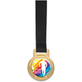 Altitude Achiever Medal With Black Petersham Lanyard - Gold